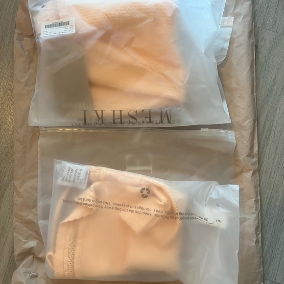 Meshki Apricot Waffle Knit Set in size XX-SMALL - Picture 6 of 9